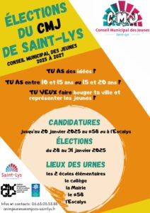 élections du conseil municipal des jeunes 2025-2027